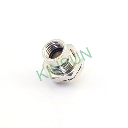 Boîtier de connexion à vis SMD M8 en deux pièces - Boîtier de connexion à vis femelle de montage frontal M8 pour support de contact SMD femelle M8